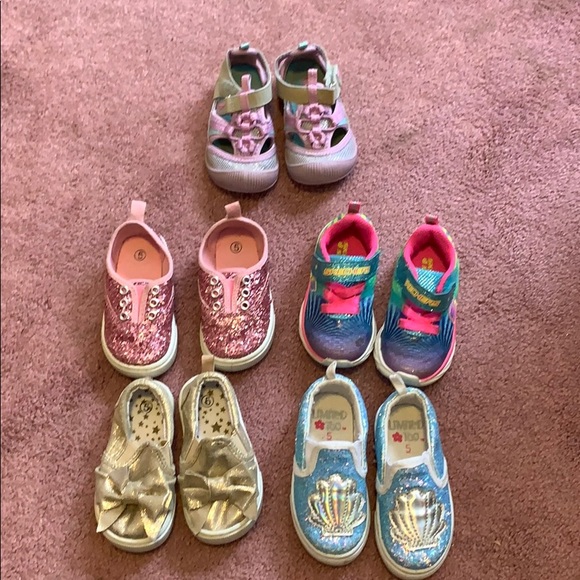 size 5 little girl shoes